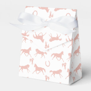 Ballotins Motif des chevaux galopants roses et blancs