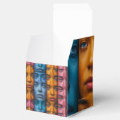 Ballotins Motif des faces colorées (Ouvert)