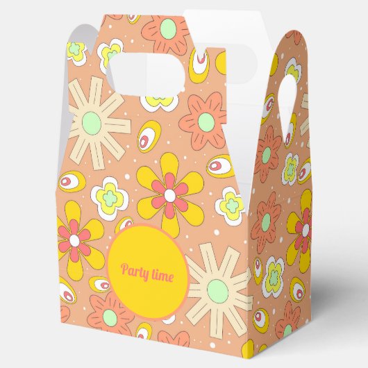 Ballotins motif d'été des Vibes des années 70 (Ouvert)