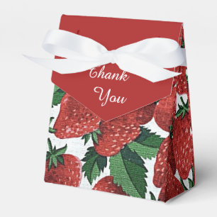Ballotins Motif d'été fraises et crème