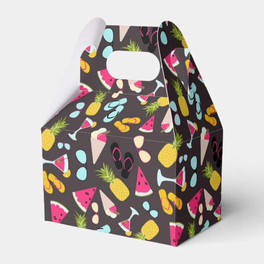 Ballotins Motif d'été tropical (Verso)