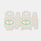 Ballotins Motif d'Halloween Citrouille multicolore (Déplié)