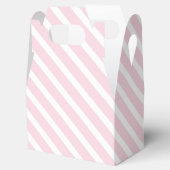Ballotins Motif diagonal rose et blanc (Ouvert)