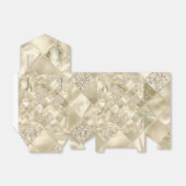 Ballotins Motif Diamant Couleur Champagne (Déplié)