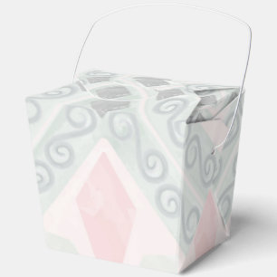 Ballotins Motif diamant pastel vert et rose
