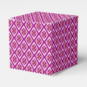 Ballotins Motif diamant - prune violette et rose