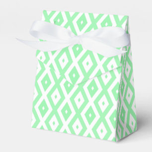 Ballotins Motif diamant vert et blanc