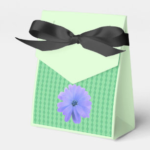 Ballotins Motif Diamant Vert Fleur Violette
