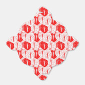 Ballotins Motif d'impression moderne Hawaiian Anthurium (Déplié)