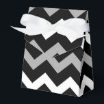 Ballotins Motif d'impression noir blanc et gris<br><div class="desc">boîtes cadeaux personnalisées</div>
