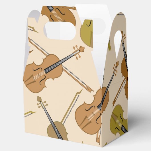 Ballotins Motif d'impression violon (Ouvert)