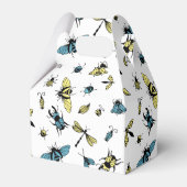 Ballotins Motif d'insectes | Blanc (Verso)