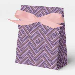 Ballotins Motif double tissage Mauve stripes