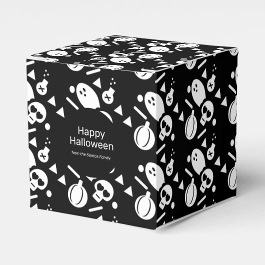 Ballotins Motif du crâne d'Halloween ou bonbons (Verso)