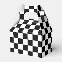 Motif du drapeau cool noir et blanc À damiers