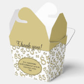 Ballotins motif du numéro aléatoire blanc/or du 85e parti (Ouvert)