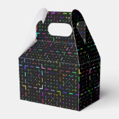 Ballotins Motif électronique de codage technique coloré (Arrière)