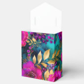 Ballotins Motif élégant de fleurs à l'aquarelle violet et sa (Ouvert)