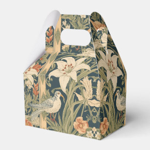Ballotins Motif Élégant Vintage Nouveauté Floral Oiseaux