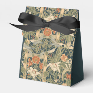 Ballotins Motif Élégant Vintage Nouveauté Floral Oiseaux