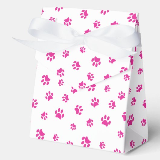 Ballotins Motif Empreinte de patte rose (Recto)