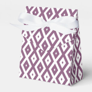 Ballotins Motif en diamant blanc et mauve