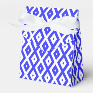 Ballotins Motif en diamant bleu et blanc