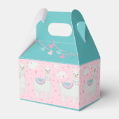 Ballotins Motif en lama rose et menthe (Verso)