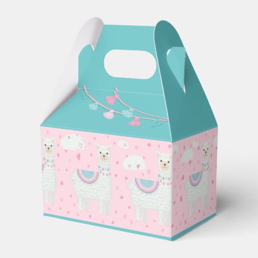 Ballotins Motif en lama rose et menthe (Verso)