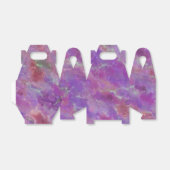 Ballotins Motif en marbre Abstrait violet rose (Déplié)