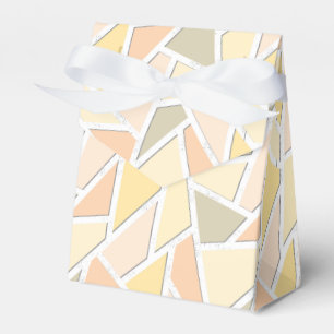 Ballotins Motif en mosaïque jaune citron