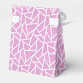 Ballotins Motif en mosaïque rose et blanc (Arrière)