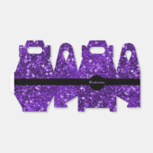 Ballotins Motif en mosaïque violet étincelant Ballotin  (Déplié)