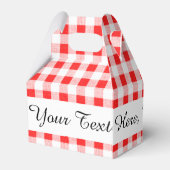 Ballotins Motif En vichy blanc rouge (Arrière)