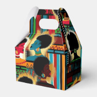 Motif ethnique d'une femme africaine élégante dans