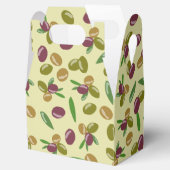 Ballotins Motif Feuille d'olive et d'olive rustique (Ouvert)