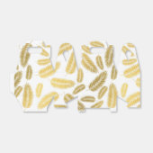 Ballotins Motif Feuille Faux Gold Palm (Déplié)