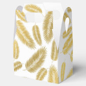 Ballotins Motif Feuille Faux Gold Palm (Ouvert)