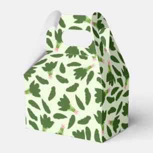 Ballotins Motif Feuille Green Spinach