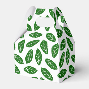 Ballotins Motif Feuilles Vertes