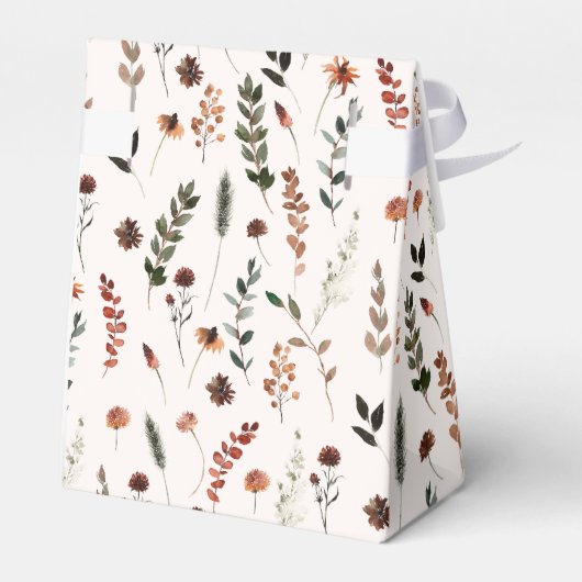 Ballotins Motif Fleur sauvage d'automne (Arrière)