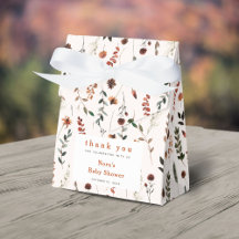 Motif Fleur sauvage d'automne