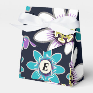 Ballotins Motif floral à monogramme personnalisé fleur de la