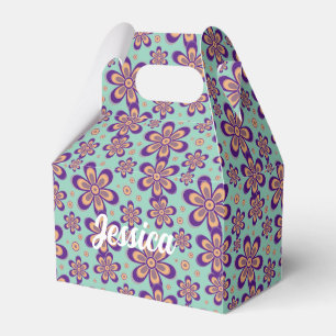 Ballotins Motif floral - Boîte de faveur