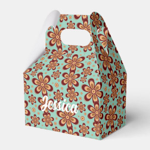 Ballotins Motif floral - Boîte de faveur