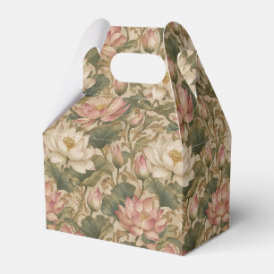 Ballotins Motif floral botanique de lotus aquatique vintage