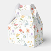 Ballotins Motif floral de fleurs sauvages à l'aquarelle (Arrière)