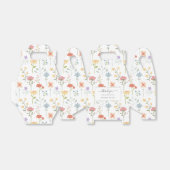 Ballotins Motif floral de fleurs sauvages à l'aquarelle (Déplié)