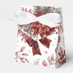 Ballotins Motif floral de Noël élégant vintage