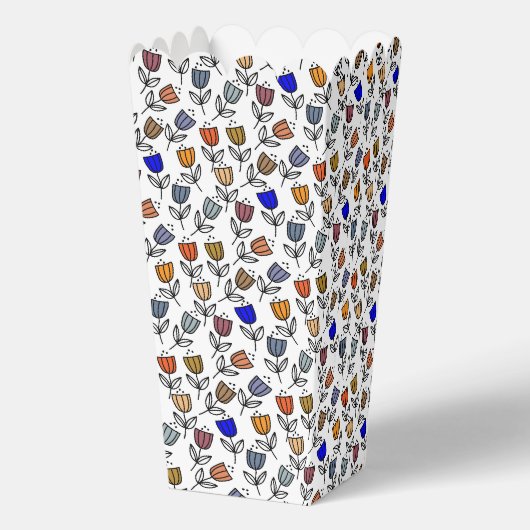 Ballotins Motif floral multicolore (Verso)